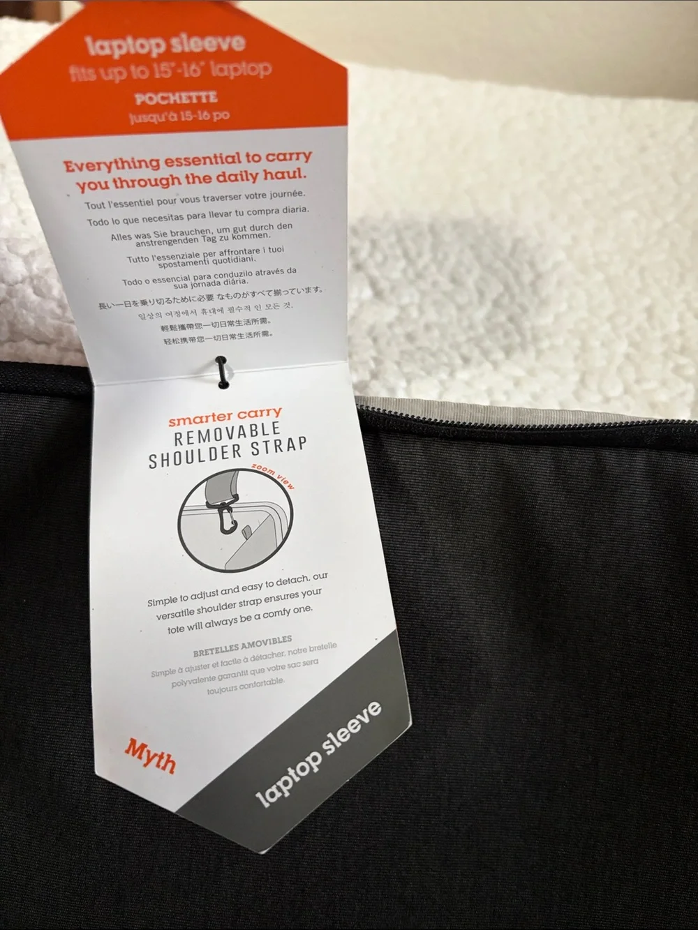 STM Goods NWT Black Myth Laptop Sleeve - The Smarter Bag